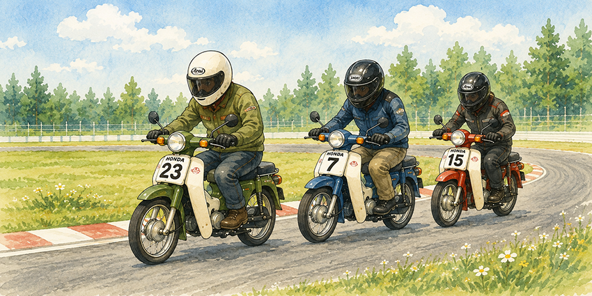 2026 2時間ミニ耐久レース カブイラスト